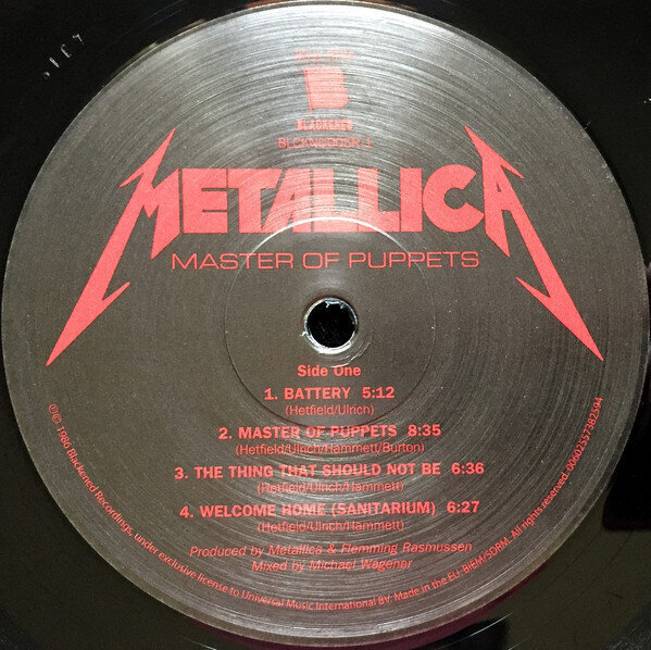 Metallica - Master Of Puppets, LP, vinila plate, 12" vinyl record цена и информация | Vinila plates, CD, DVD | 220.lv