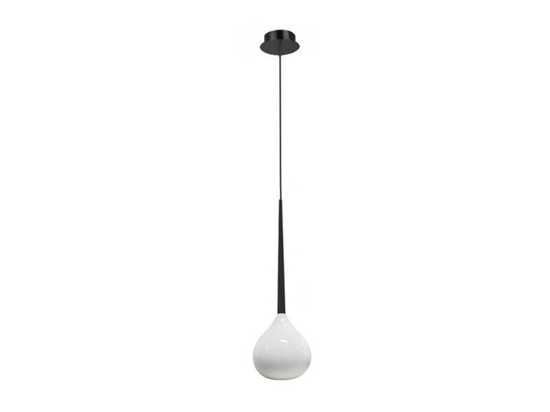 Azzardo piekaramā lampa Aga 1 Black/White cena un informācija | Lustras | 220.lv