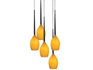 Azzardo подвесной светильник Izza 5 Orange цена и информация | Люстры | 220.lv