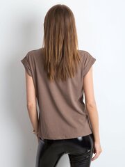 Sieviešu vienkāršs krekls, kafijas krāsā цена и информация | Женские блузки, рубашки | 220.lv