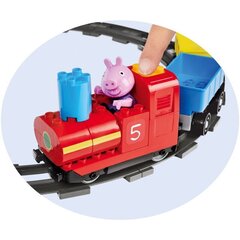 Конструктор с поездом Peppa Pig Big, 59 д. цена и информация | Kонструкторы | 220.lv