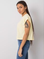 RUE PARIS Dzeltens sieviešu krekls. cena un informācija | T-krekli sievietēm | 220.lv