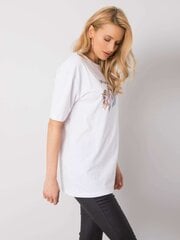 белая футболка с принтом jasmine rue paris цена и информация | Женские футболки | 220.lv