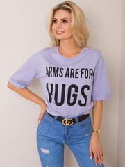 фиолетовая футболка whitney rue paris цена и информация | Женские блузки, рубашки | 220.lv