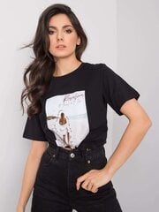 Рубашка женская, черная цена и информация | Женские футболки | 220.lv