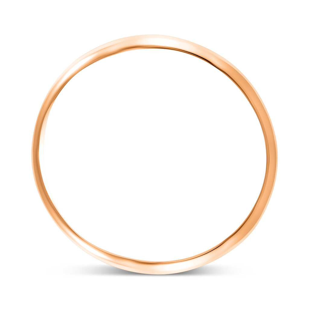 Zelta laulības gredzens 585, 2 mm, ZLGR2MM225, 2.44 g, izm. 22.5 cena un informācija | Gredzeni | 220.lv