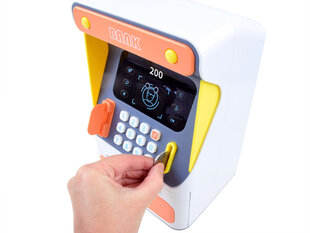 Копилка-банкомат, оранжевый цена и информация | Настольная игра | 220.lv