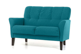 Dīvāns Katri, 2 vietīgs, , sinine - Inari 87, musta värvi jalad cena un informācija | Dīvāni | 220.lv