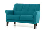 Dīvāns Katri, 2 vietīgs, , sinine - Inari 87, musta värvi jalad