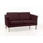Dīvānu komplekts Boss 3+2, , antiik punane 1590, jalad - tume pähkel цена и информация | Dīvānu komplekti | 220.lv