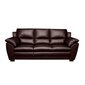 Dīvānu komplekts Emma 3+2, , pruun 8040, musta värvi jalad cena un informācija | Dīvānu komplekti | 220.lv