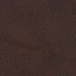 Mīksto mēbeļu komplekts Mann 3+1+1, pārklats ar ādu, - pruun 8041, musta värvi jalad cena un informācija | Dīvānu komplekti | 220.lv