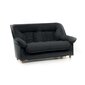 Dīvānu komplekts Spencer 3+2, , must 0101, jalad - kask cena un informācija | Dīvānu komplekti | 220.lv