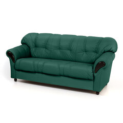 Dīvāns Rosa, 3 vietīgs, pārklāts ar audumu, Diivan Rosa, 3-kohaline, kaetud kangaga - Monolith 37, musta värvi jalad cena un informācija | Dīvāni | 220.lv