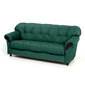 Dīvāns Rosa, 3 vietīgs, pārklāts ar audumu, Diivan Rosa, 3-kohaline, kaetud kangaga - Monolith 37, musta värvi jalad cena un informācija | Dīvāni | 220.lv