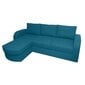 Izvelkams stūra dīvāns Maria, pārklāts ar audumu, - sinine Inari 87 цена и информация | Stūra dīvāni | 220.lv