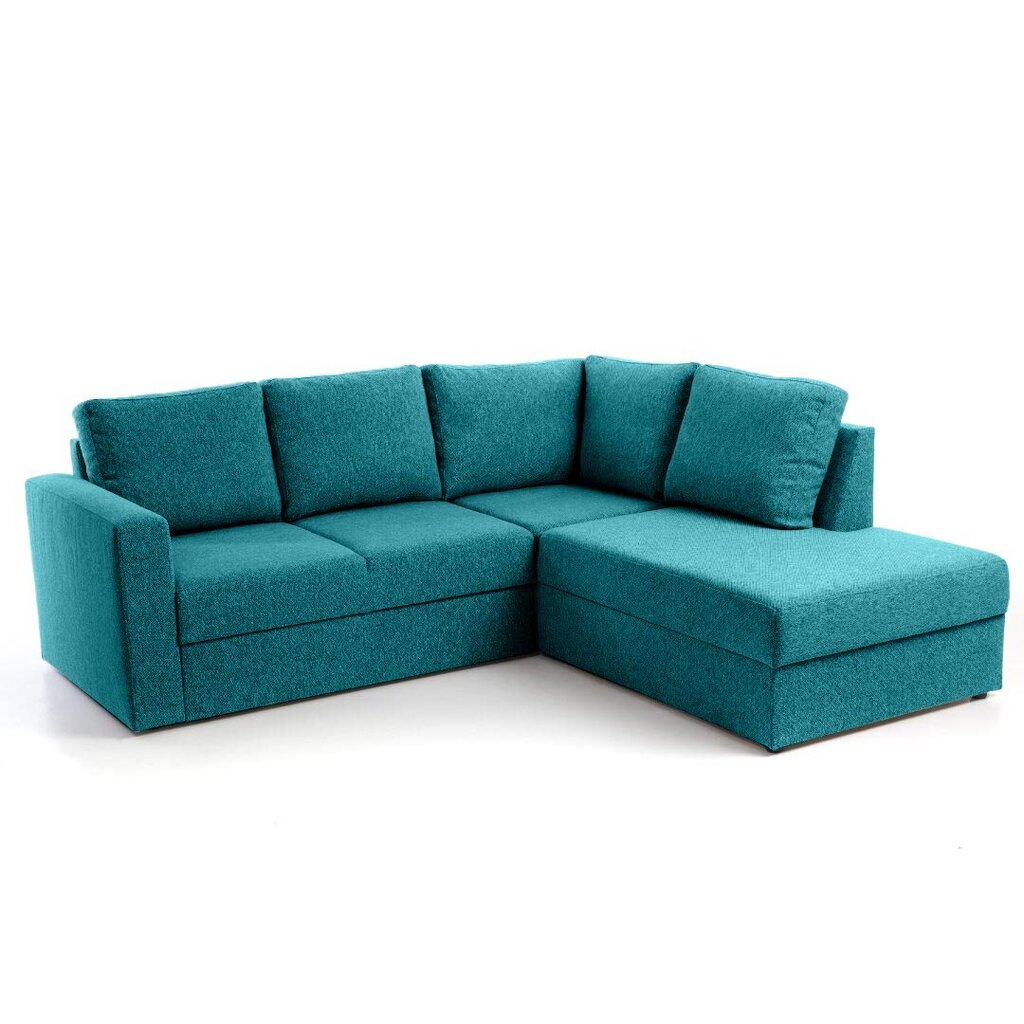 Stūra dīvāns Roma, zils cena un informācija | Stūra dīvāni | 220.lv