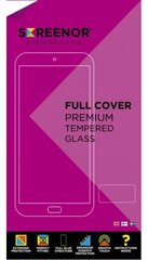 SCREENOR TEMPERED GALAXY S21 NEW FULL COVER BLACK cena un informācija | Ekrāna aizsargstikli | 220.lv