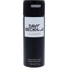 Dezodorants David Beckham Classic, 150 ml cena un informācija | Parfimēta vīriešu kosmētika | 220.lv