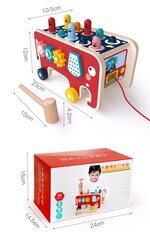 Интерактивный деревянный слон цена и информация | Игрушки для малышей | 220.lv