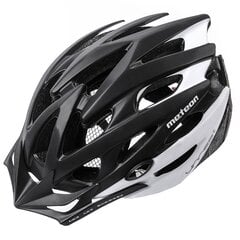 Шлем велосипедиста Meteor MV29 Unrest, черный/белый цена и информация | Шлемы | 220.lv