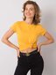 Vienkāršs t-krekls gaiši oranžā krāsā cena un informācija | Blūzes, sieviešu krekli | 220.lv
