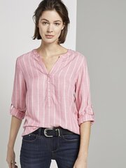 Женская блузка Tom Tailor 1009257, розовая/белая цена и информация | Женские блузки, рубашки | 220.lv