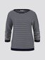 Tom Tailor sieviešu džemperis 1022961*25484, tumši zils/balts цена и информация | Sieviešu džemperi | 220.lv