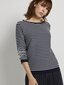 Tom Tailor sieviešu džemperis 1022961*25484, tumši zils/balts cena un informācija | Sieviešu džemperi | 220.lv
