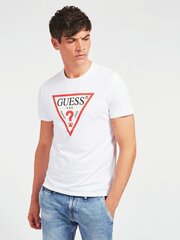 Мужская футболка Guess M1RI71*TWHT, белый/красный цена и информация | Мужские футболки | 220.lv