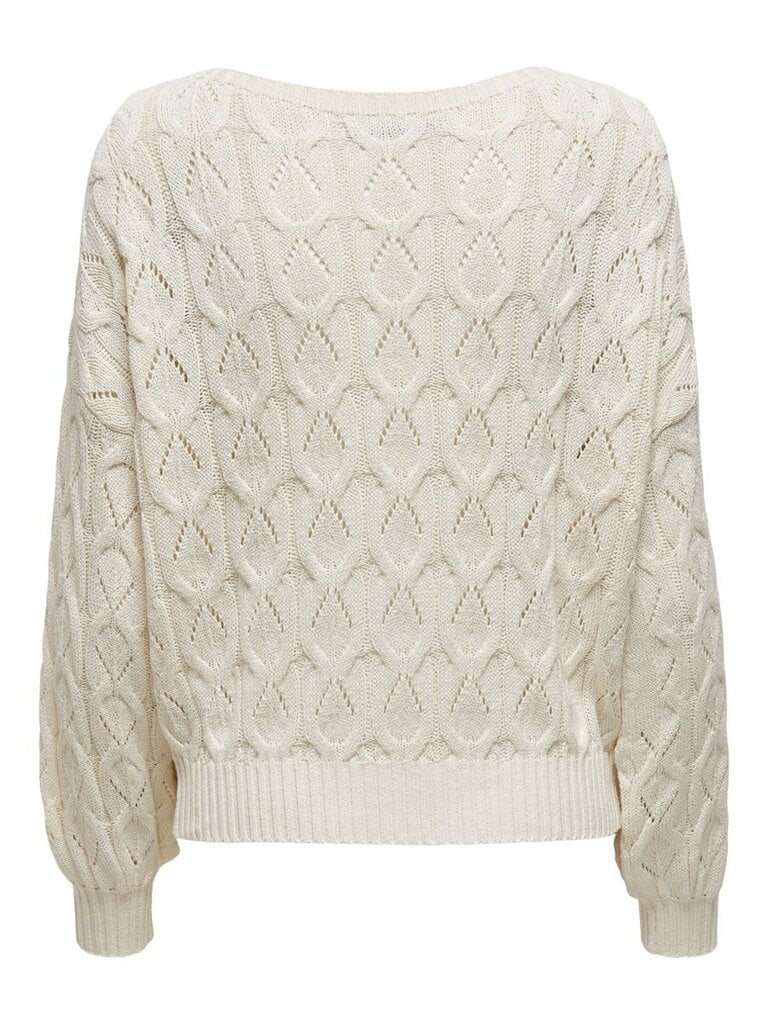 ONLY sieviešu pulovers 15222853*01, balts cena un informācija | Sieviešu džemperi | 220.lv