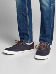 JACK & JONES vīriešu tenisa 12150498*01, tumši zils/brūns цена и информация | Кроссовки мужские | 220.lv