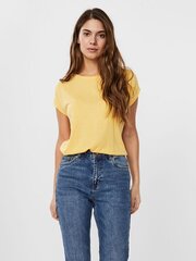 Vero Moda sieviešu T-krekls 10187159*01, kollane cena un informācija | T-krekli sievietēm | 220.lv