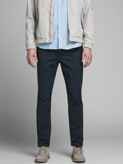 Мужские брюки чинос с ремнем Jack&Jones 12125506*01, тёмно-синие цена и информация | Мужские брюки | 220.lv