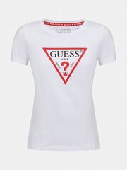 Guess sieviešu T-krekls W1RI00*TWHT, balts/sarkans cena un informācija | Guess Apģērbi, apavi, aksesuāri | 220.lv