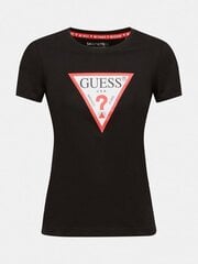 Guess sieviešu T-krekls W1RI00*JBLK, melns/sarkans cena un informācija | Guess Apģērbi, apavi, aksesuāri | 220.lv