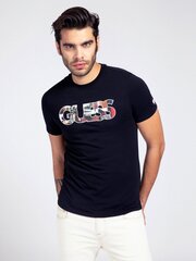 Guess vīriešu T-krekls M1GI78*JBLK, melns цена и информация | Мужские футболки | 220.lv