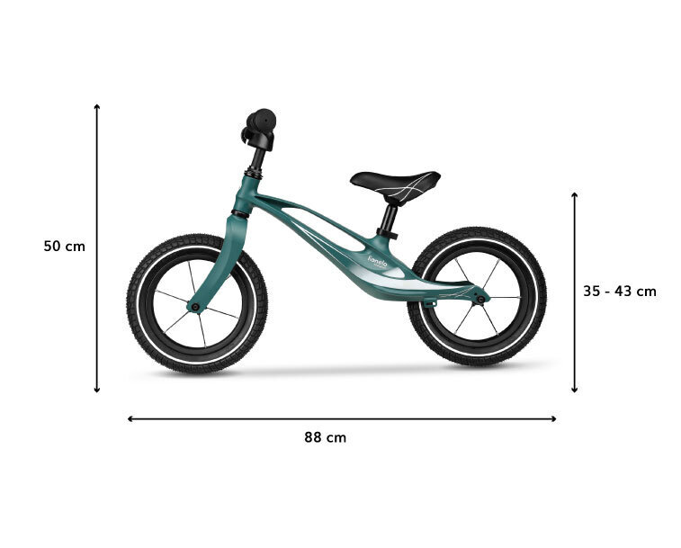 Balansa velosipēds Lionelo Bart Air, Green Forest cena un informācija | Balansa velosipēdi | 220.lv