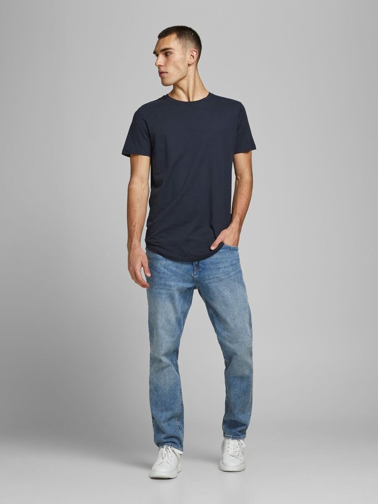 JACK & JONES vīriešu T-krekls 12113648*02, tumesinine cena un informācija | Vīriešu T-krekli | 220.lv