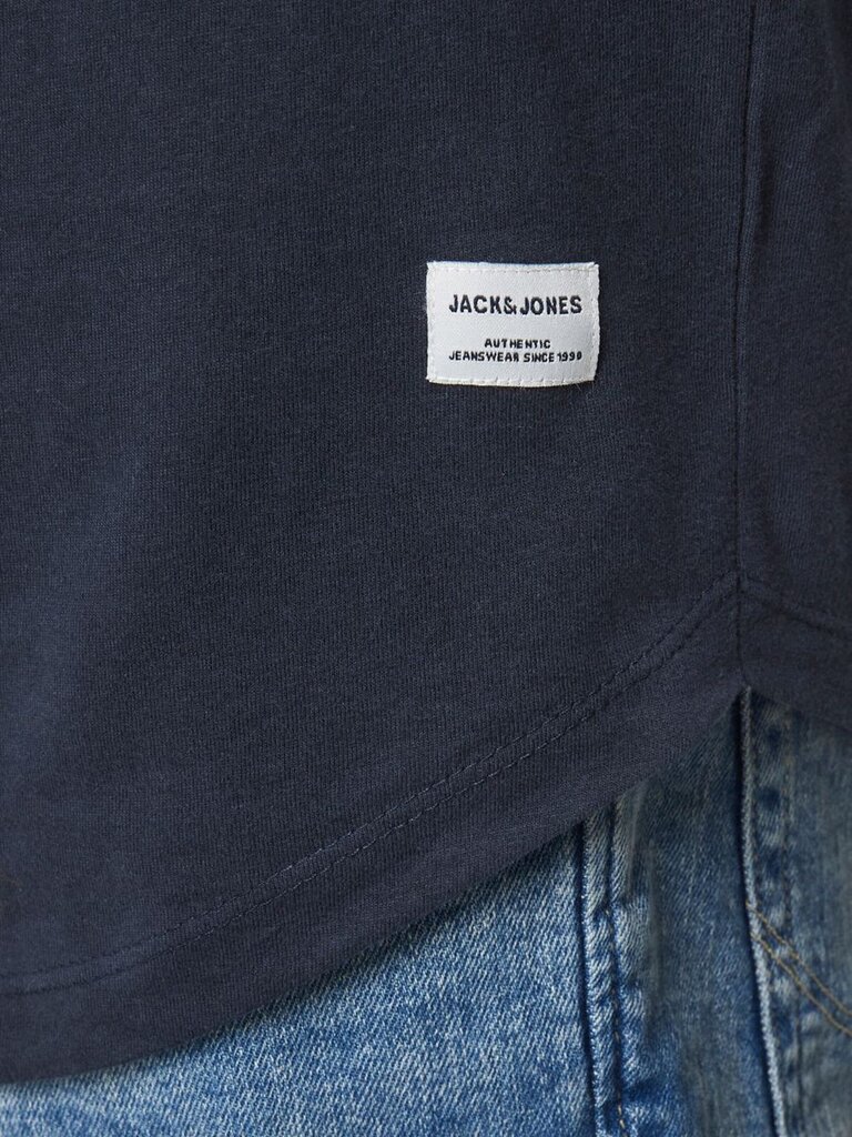 JACK & JONES vīriešu T-krekls 12113648*02, tumesinine cena un informācija | Vīriešu T-krekli | 220.lv