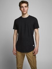 JACK & JONES vīriešu T-krekls 12113648*01, melns cena un informācija | Vīriešu T-krekli | 220.lv