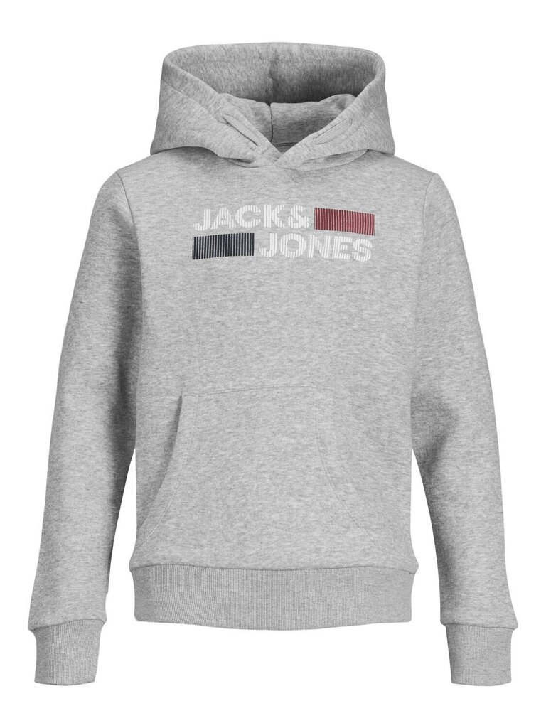 JACK & JONES JUNIOR bērnu sporta krekls 12152841*01, helehall цена и информация | Zēnu jakas, džemperi, žaketes, vestes | 220.lv