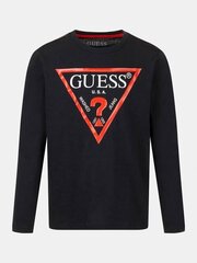 Guess krekls bērniem L84I29*JBLK, melns/sarkans цена и информация | Рубашки для мальчиков | 220.lv