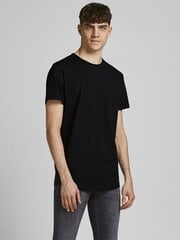 Мужская футболка Jack & Jones 12182498*01, черная 5714924657480 цена и информация | Jack&Jones Одежда, обувь и аксессуары | 220.lv