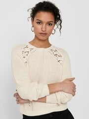 Пуловер для женщин ONLY 15170661*01, белый цена и информация | Женские кофты | 220.lv