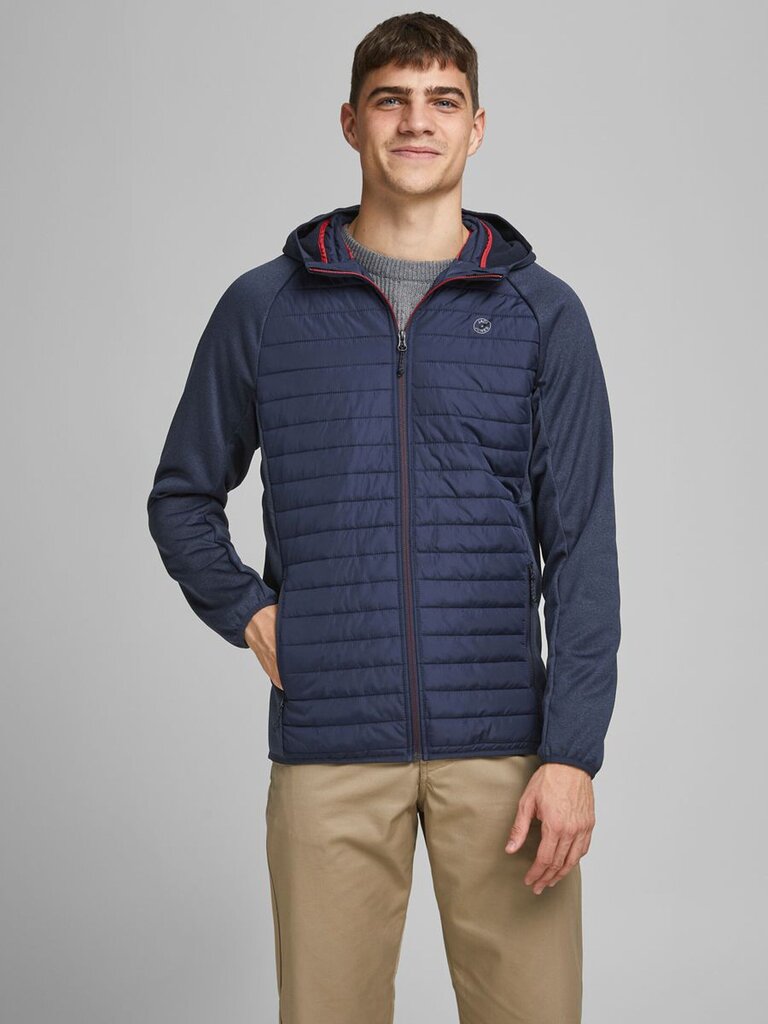 JACK & JONES vīriešu jaka 12182242*02, tumesinine cena un informācija | Vīriešu virsjakas | 220.lv