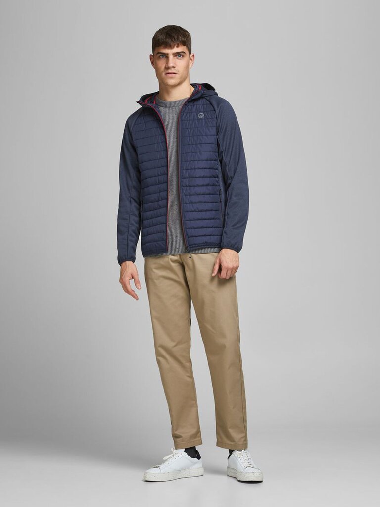 JACK & JONES vīriešu jaka 12182242*02, tumesinine cena un informācija | Vīriešu virsjakas | 220.lv