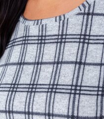 Hailys sieviešu džemperis MIA4013*01, gaiši pelēks/melns cena un informācija | T-krekli sievietēm | 220.lv
