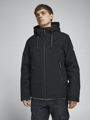 Мужская куртка JACK & JONES 12193472*01, черная 5715108838725, 120 г цена и информация | Мужские куртки | 220.lv