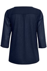 Женская блузка Fransa 20603736*60410, тёмно-синяя 5713345340506 цена и информация | Женские блузки, рубашки | 220.lv